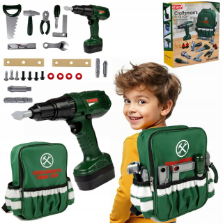 SÚPRAVA NÁRADIA V BALENÍ DIY, VŔTAČKA, SKRUTKOVAČ PRE DIEŤA, XL